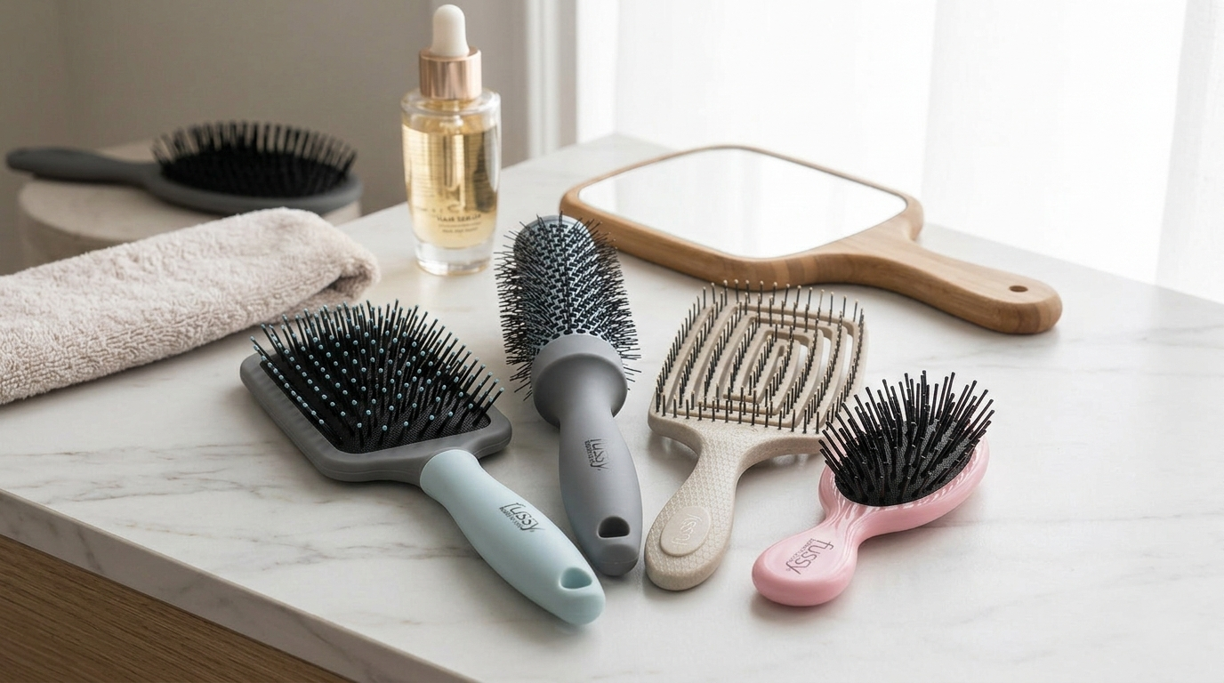 Qué cepillo y peine usar según tu tipo de cabello
