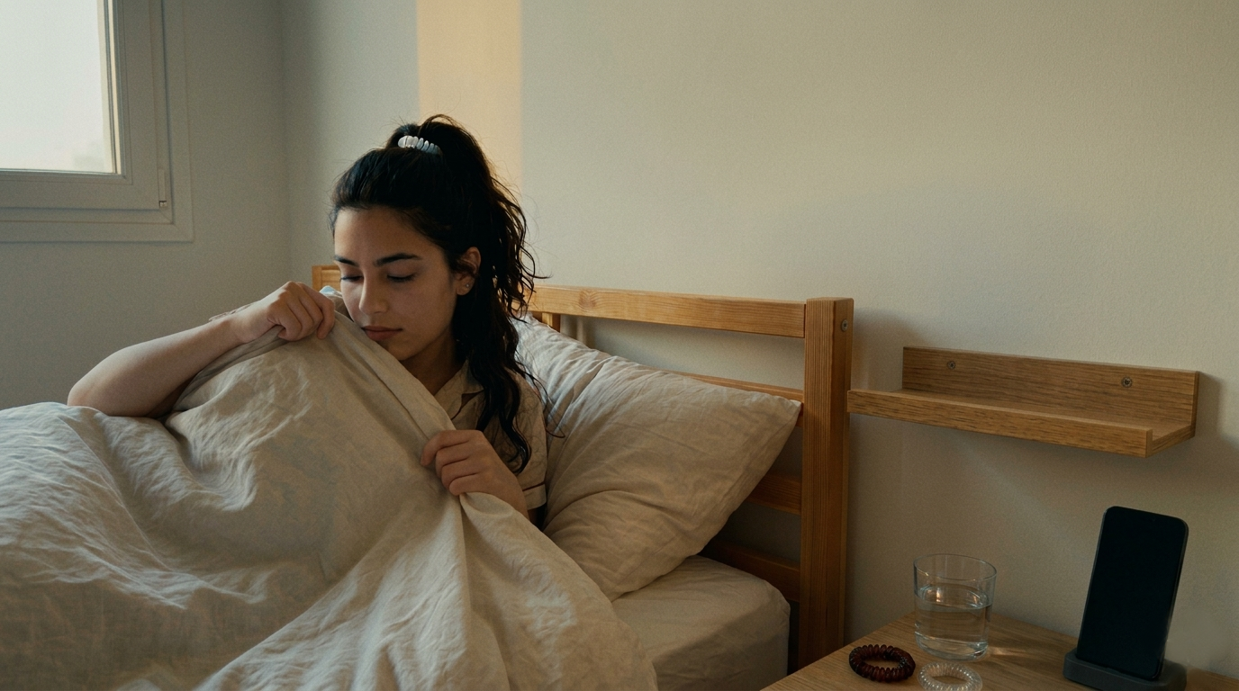 Pasas entre 7 y 9 horas cada noche con el pelo rozando la almohada, formando nudos, acumulando frizz y sufriendo rotura por la fricción. Y todo ese trabajo que haces durante el día con tus productos y tu rutina puede deshacerse en una sola noche si no proteges el cabello correctamente antes de dormir.