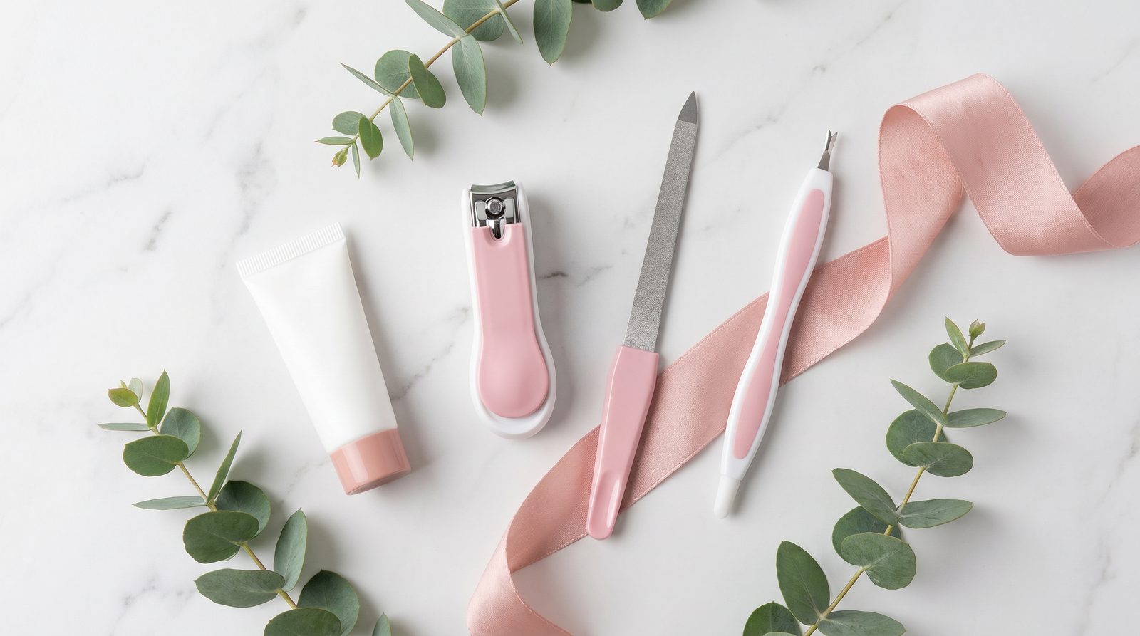 Kit de cuidado de uñas Fussy: cortaúñas, lima y cortacutículas